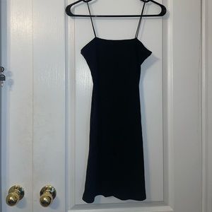 Black tight short dress